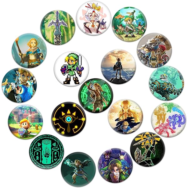 Amazon.com: Zelda Tears of the Kingdom Button Pack